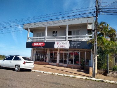 Sala comercial mais apartamento Bairro Canabarro - Teut&ocirc;nia/RS
